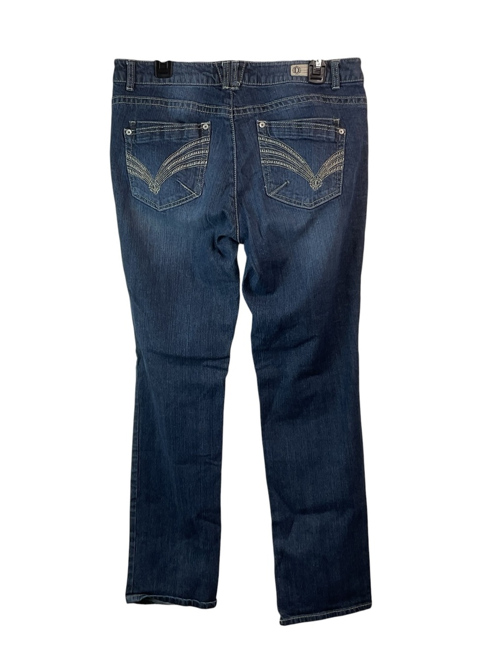 Democracy Patriot Straight-Leg Women's Jeans with Embroidered Pockets 12